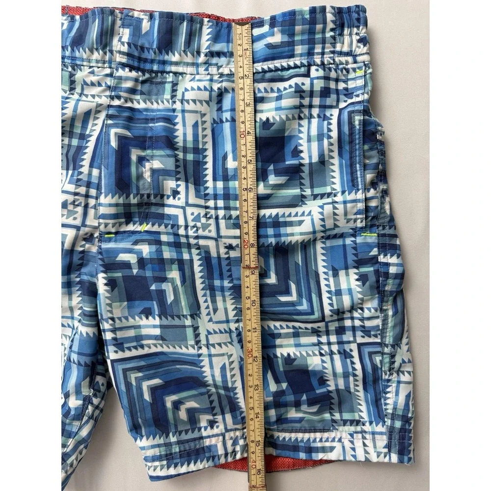 Robert Graham Swim Trunks 34 Geometric Print Classic Fit Luxury Beach Resort